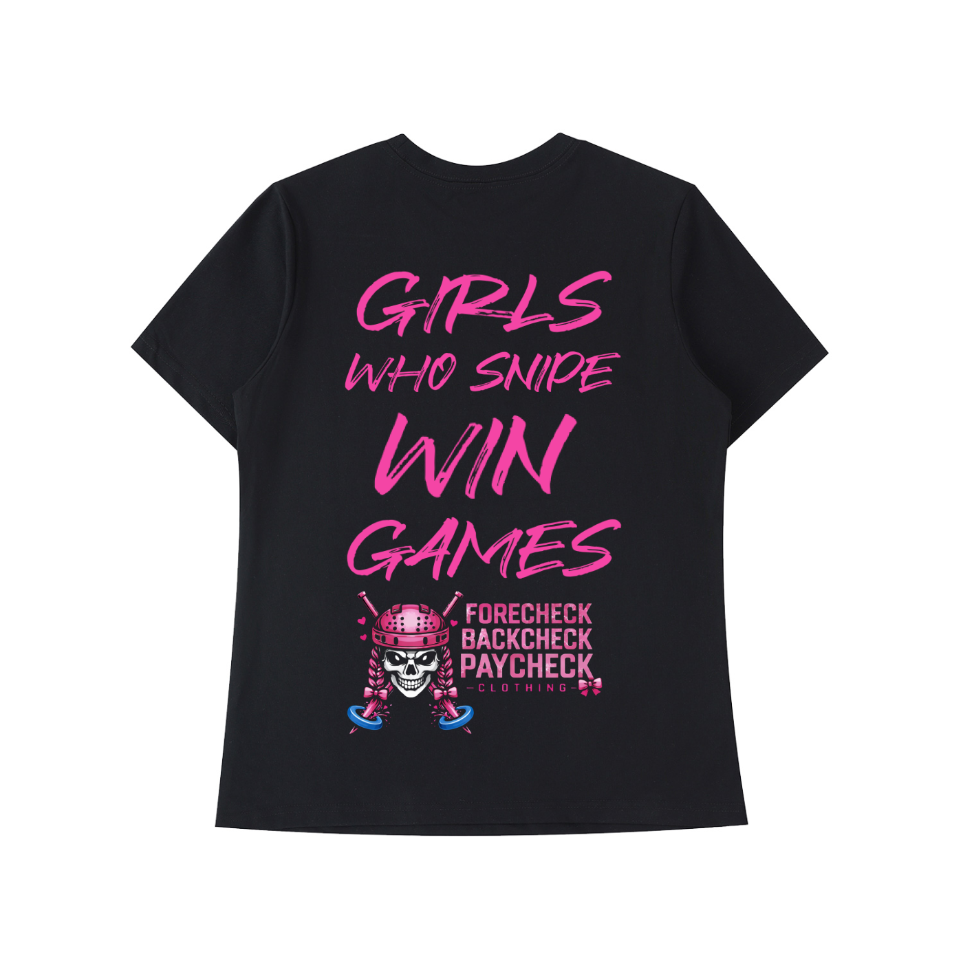 Essential Standard Shoulder T-Shirt Girls Sniper Ringette