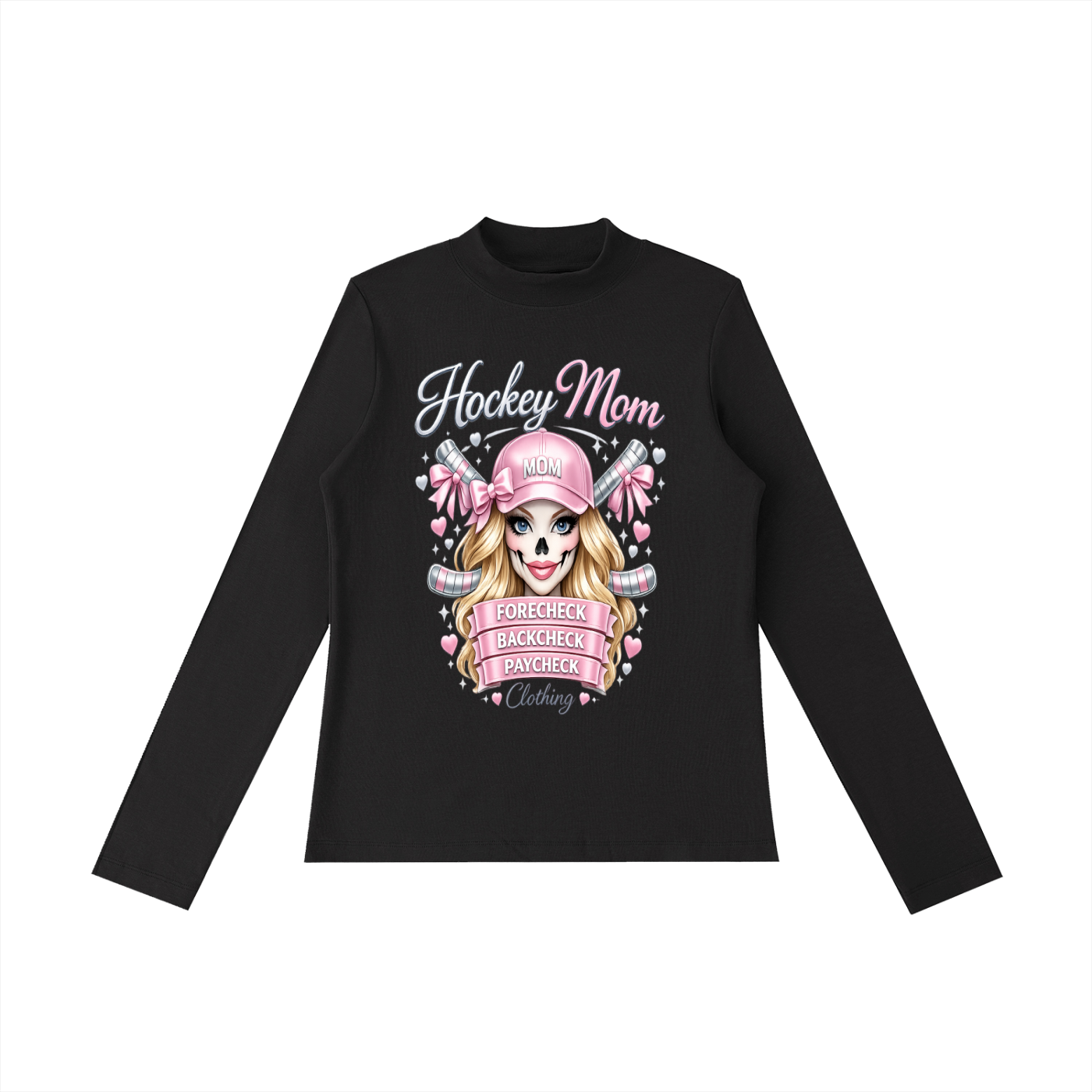 Long Sleeve T-Shirt proud hockey mom