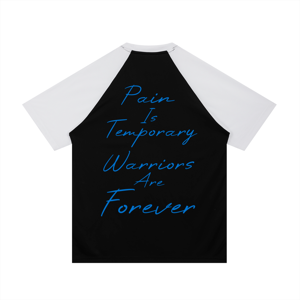 Contrast Raglan Sleeve Mesh T-Shirt warrior 26