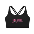Strappy Criss-Cross Sports Bra Hockey Sniper