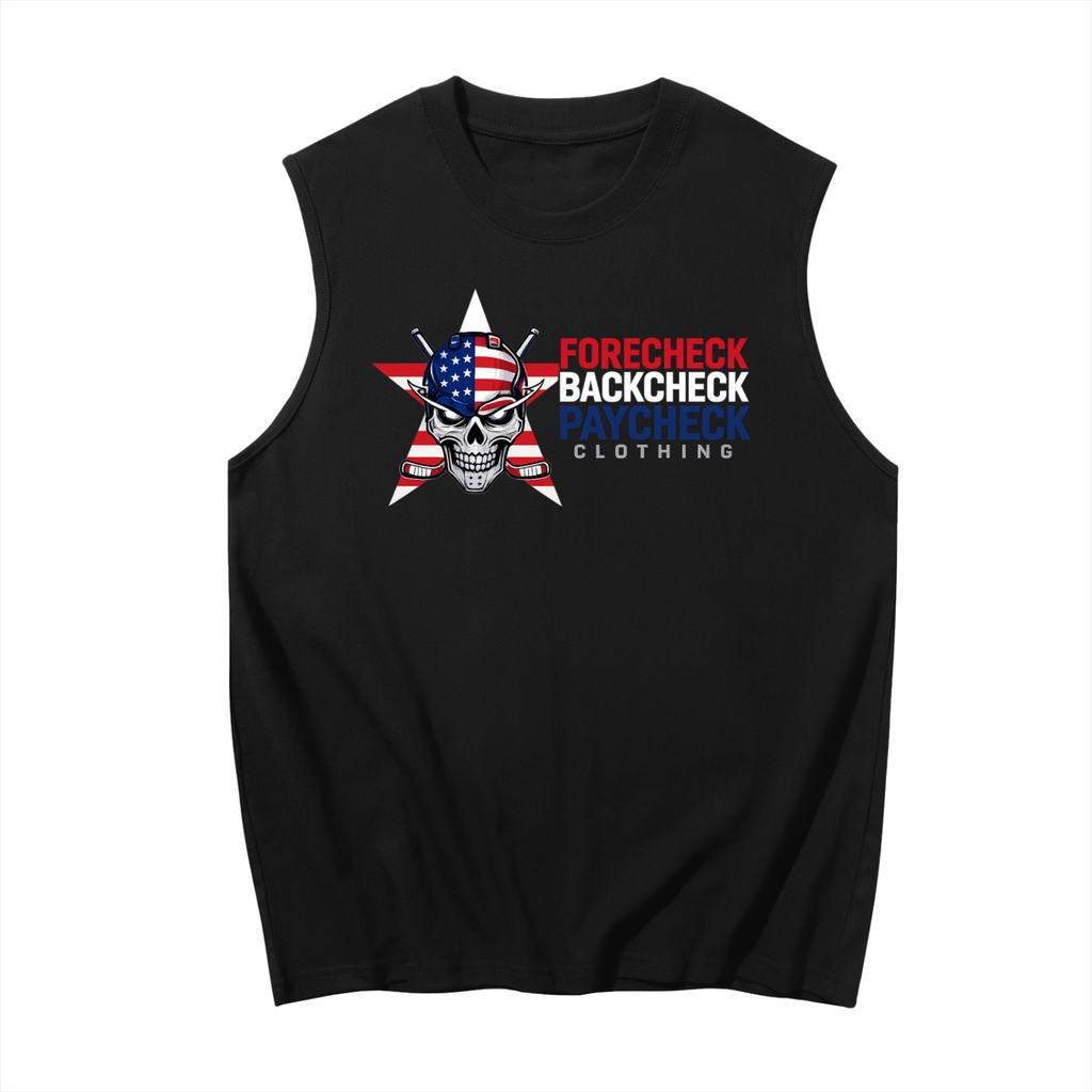 Men's Sleeveless Cotton Tank Top USA