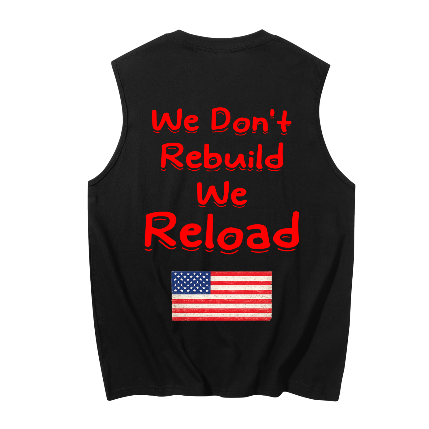 Men's Sleeveless Cotton Tank Top USA
